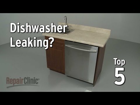 Top 5 Reasons Dishwasher Leaks — Dishwasher Troubleshooting