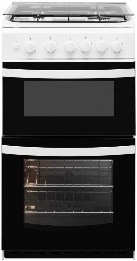 Indesit ID5G00KMWL 50cm Double Cavity Gas Cooker