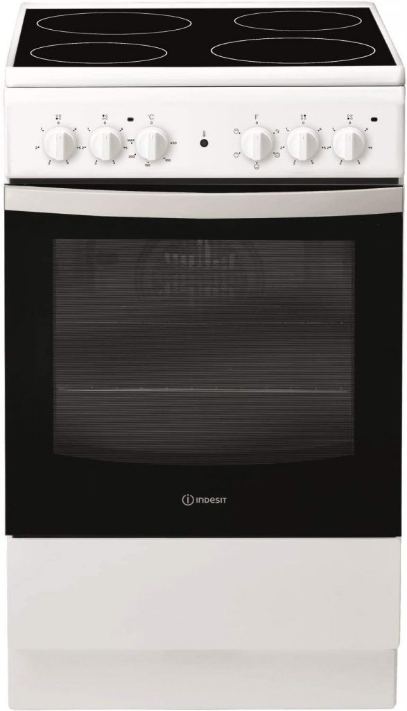 Indesit IS5V4KHW 50cm Single Oven Electric Cooker