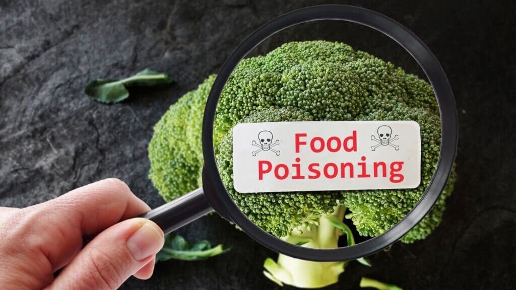 severe food poisoning by eating out